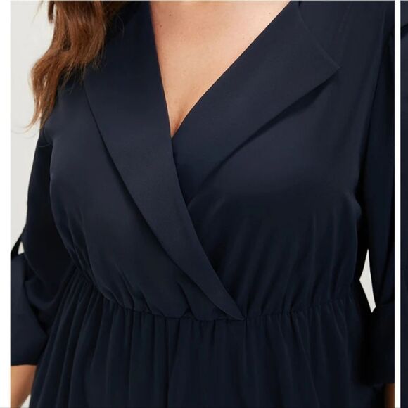 NWT BloomChic navy jumpsuit 26/4X - Picture 3 of 14